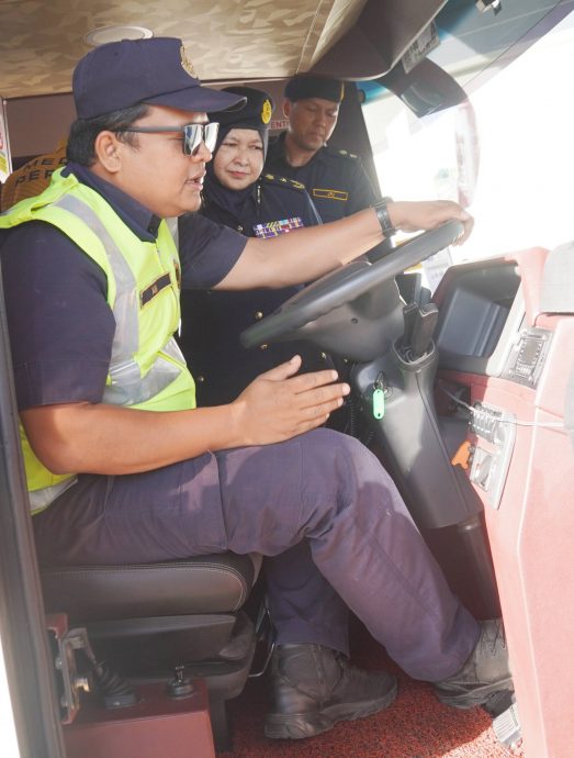 （大北马）玻仅首日乘客、司机各1人未系安全带接罚单，诺莱妮：城镇巴士学巴分阶段落实