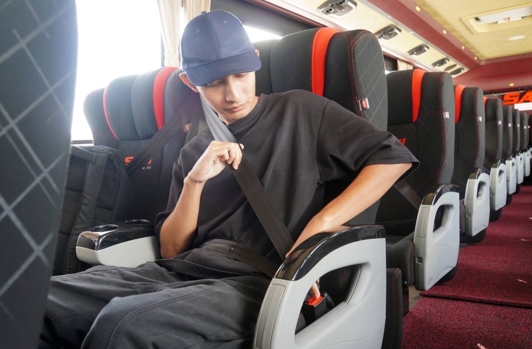 （大北马）玻仅首日乘客、司机各1人未系安全带接罚单，诺莱妮：城镇巴士学巴分阶段落实