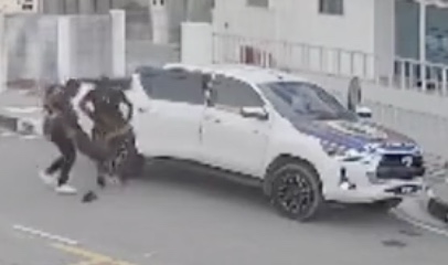 （大北马）男子被殴打和拖上车 槟警方展开调查