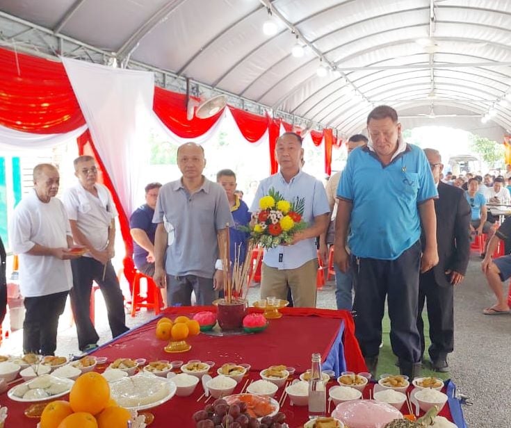 (大北马)百岁老人林赐金逝世举殡 内外孙及曾孙❝拔龙须❞送行