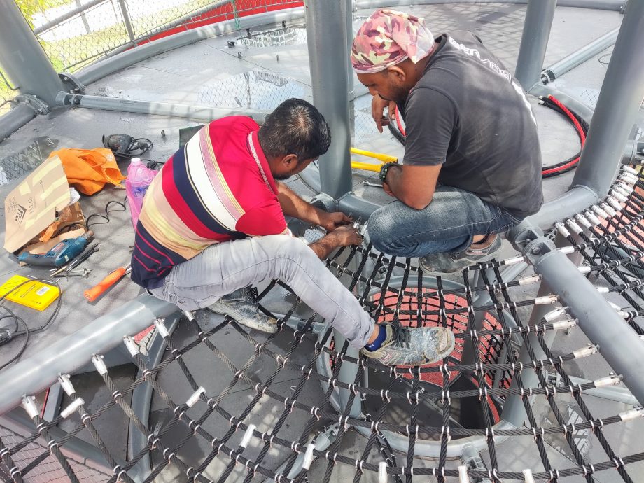 （大北马）葛尼湾维修工程积极推进　胡智胜：保障公众使用安全