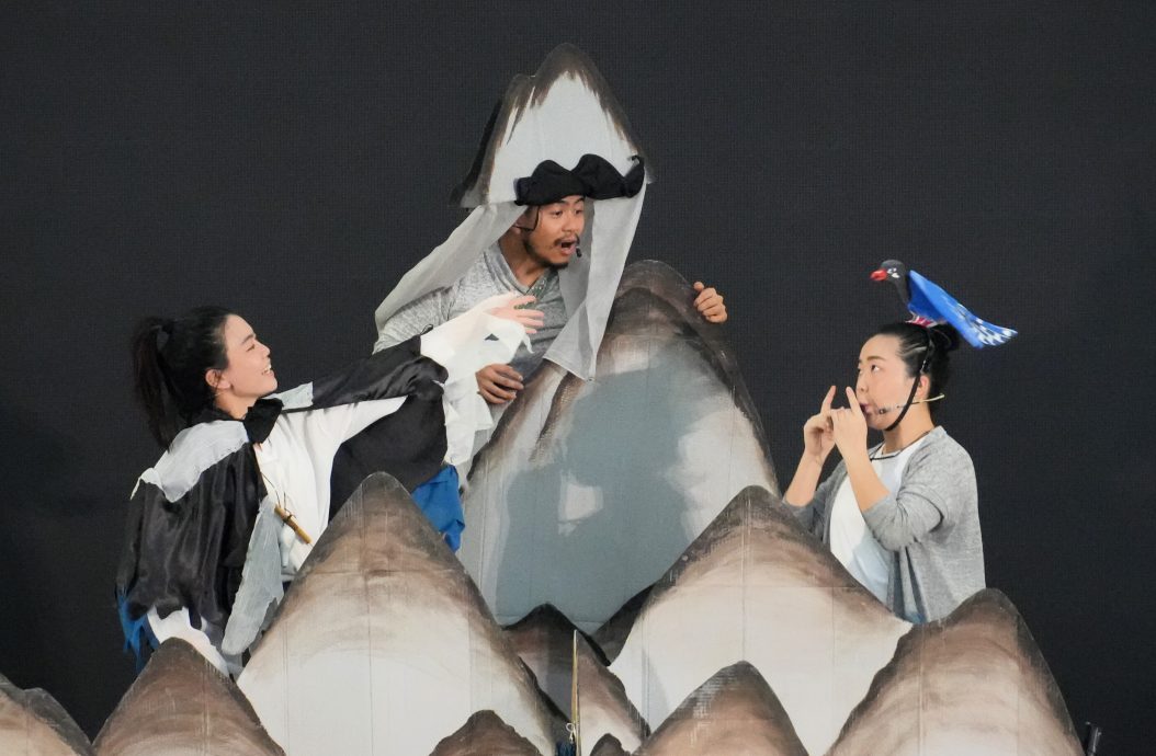 (大都会)本报活动《小喜鹊和岩石山》儿童剧校园巡演启航/8图