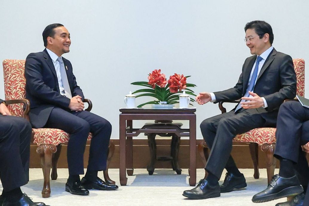 （已签发）全国：柔大臣与狮城总理会面   提出马新第二捷运系统路线建议