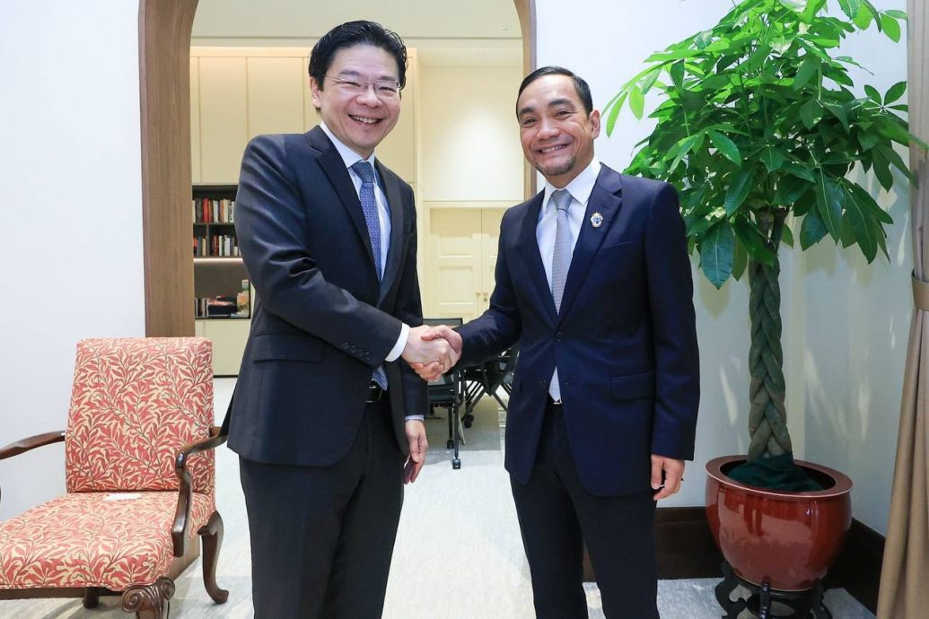 （已签发）全国：柔大臣与狮城总理会面   提出马新第二捷运系统路线建议