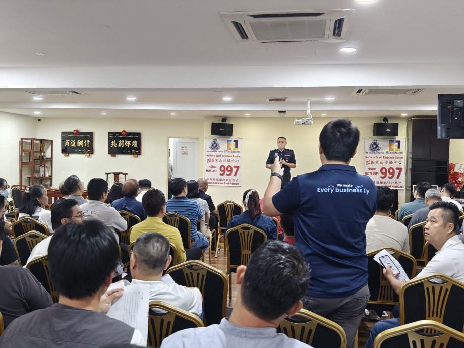 （已签发）柔：依城中总办醒觉讲座   提高防范诈骗意识