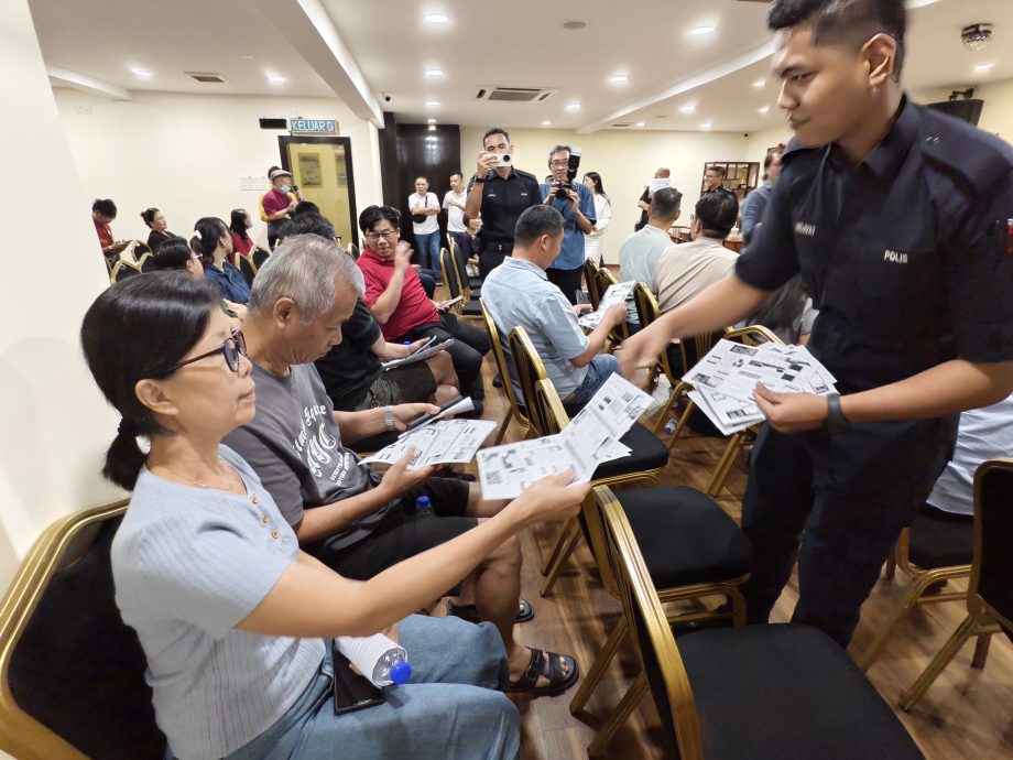 （已签发）柔：依城中总办醒觉讲座   提高防范诈骗意识