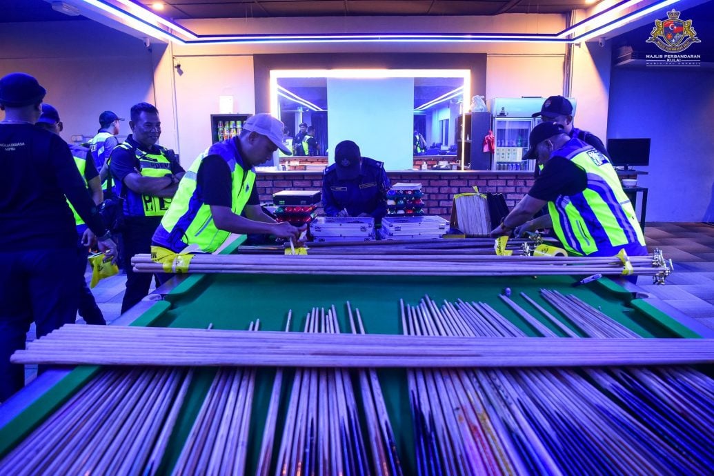 (已签发)柔:古来市议会再取缔 2无牌桌球中心