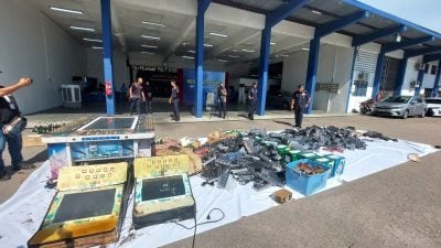 居銮警方销毁证物   涉134案总值逾3万