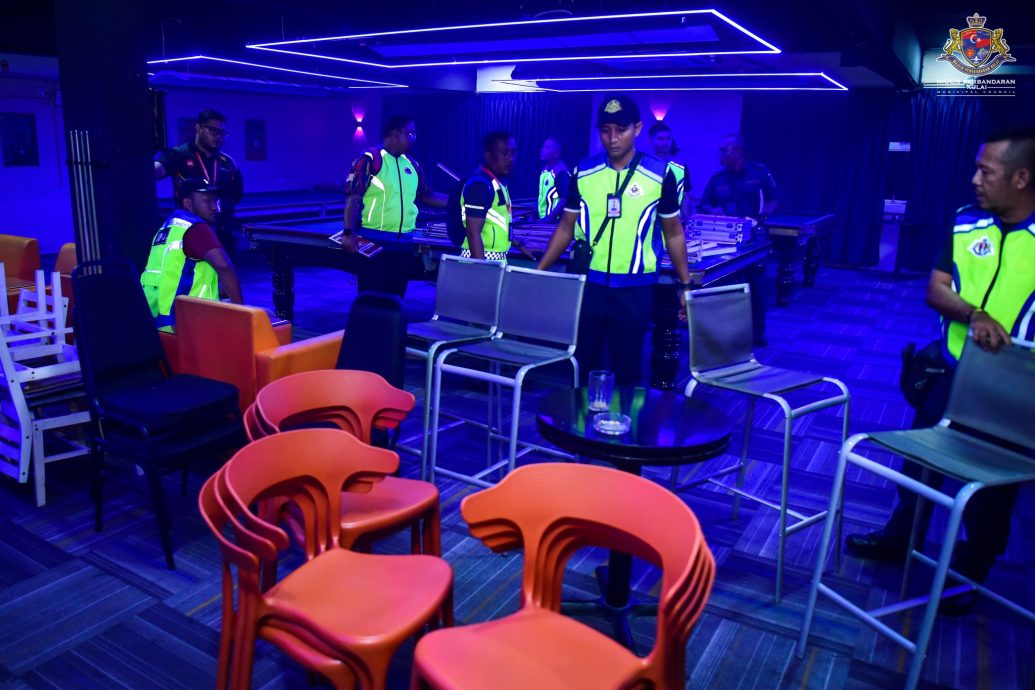 古来市议会查封   4无牌桌球中心