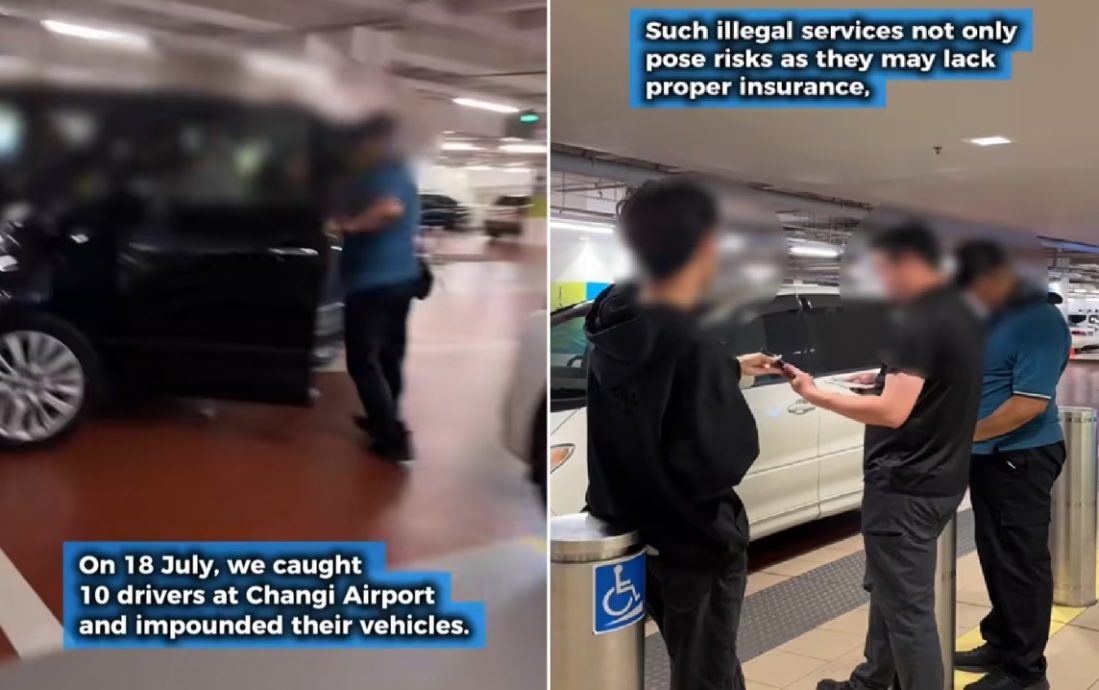 （已签发）柔：狮城二三事：两周内再突击 樟宜机场10名非法载客司机被捕