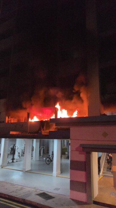 (已签发)柔:狮城二三事:大巴窑组屋陷火海 表姐弟2人罹难