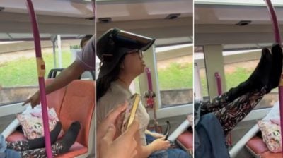 巴士“翘脚女”再惹祸  坚称被冤枉被判3年有条件警告