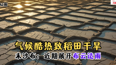 气候酷热致稻田干旱 末沙布：近期展开布云造雨