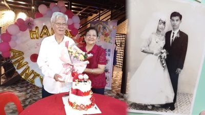 “爱你到天长地久” 朱文田 潘兰英 迎60载钻石婚