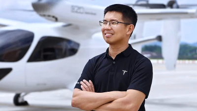 Malaysian-invented flying taxi helicopter at Shanghai World Artificial Intelligence Conference