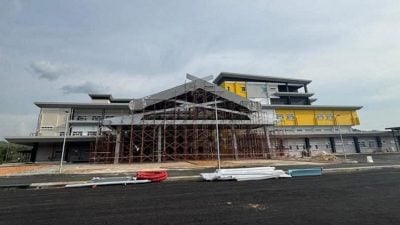 端姑安潘娜芝霞医院扩建   新楼层明年2月竣工