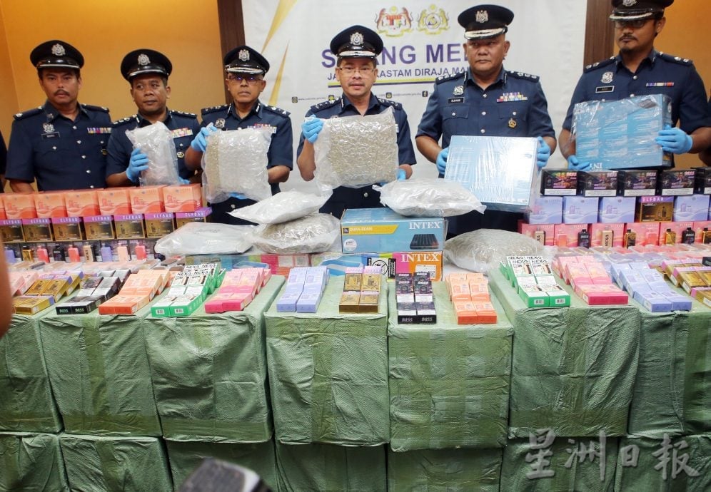 霹关税局破4走私案 起值千万毒品 电子烟 超跑 猪肉等