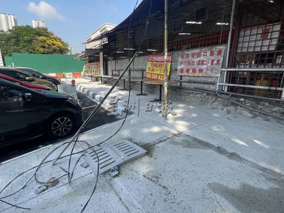 大都会/杨巧双办公室与dbkl提升道路与沟渠