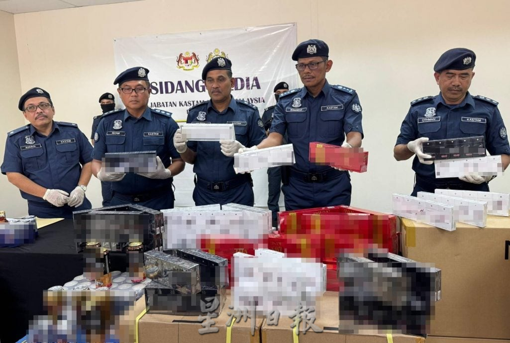 槟关税局成功侦破2宗走私烟酒案。