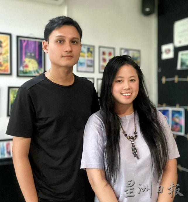 请签发（大北马）方芷靖以画笔回馈华校