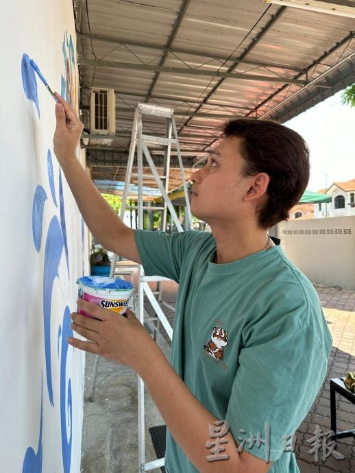 请签发（大北马）方芷靖以画笔回馈华校