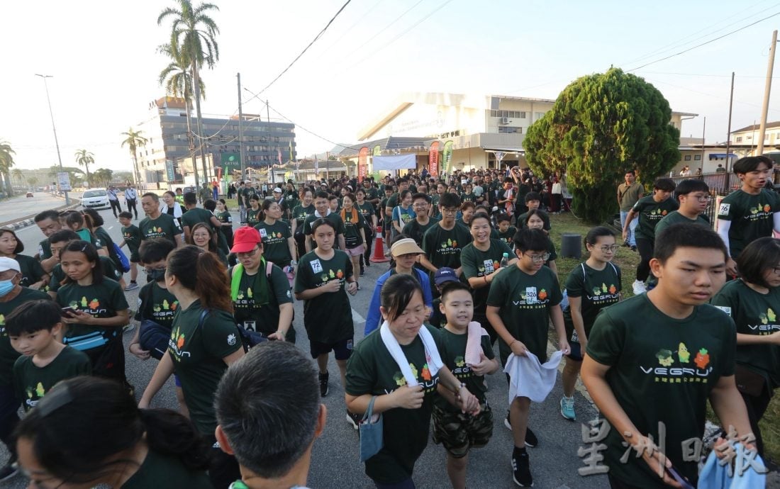 VEGRUN复蔬路跑怡保站    800人为健康与环保齐跑