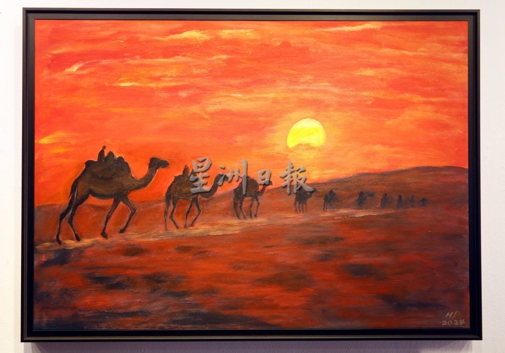 请签发，早报头-大都会／黄和平画展／7图