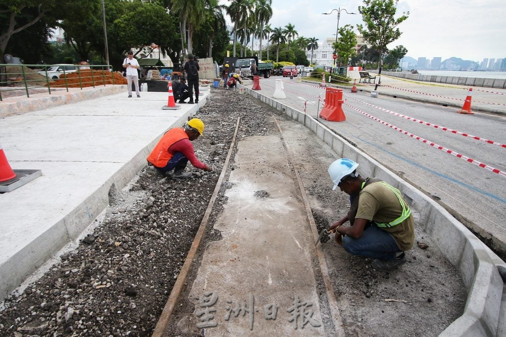 康华丽堡护城河工程意外揭开战时遗迹 曹观友:轨道将保留展示