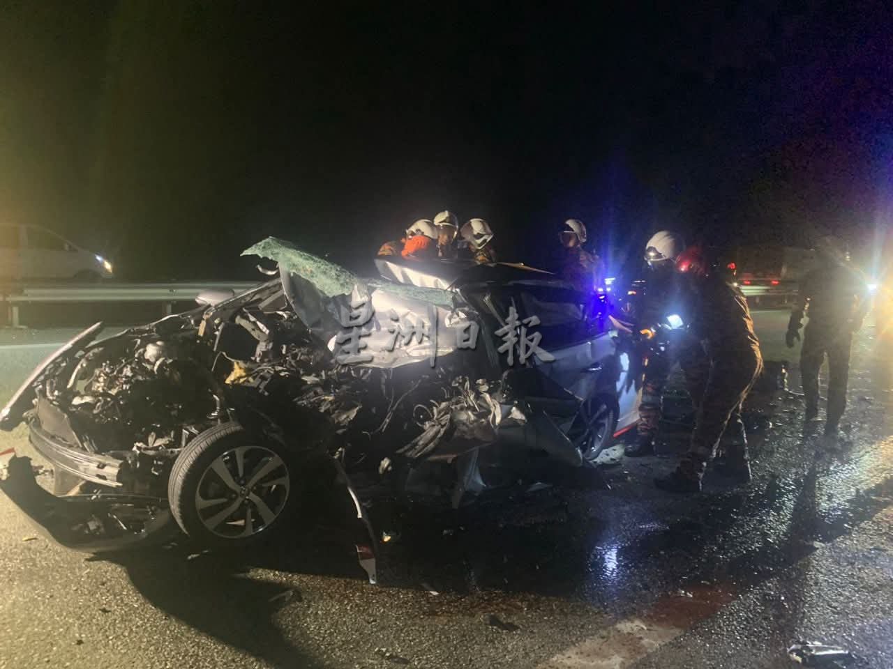 南北大道死亡车祸 2华裔当场丧命