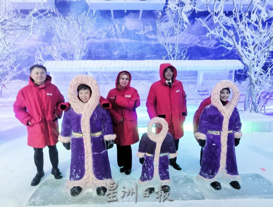 供星洲网/荣获大马记录荣誉，雪林冰雪大世界打造辣椒花冰雕迎接森州旅游年