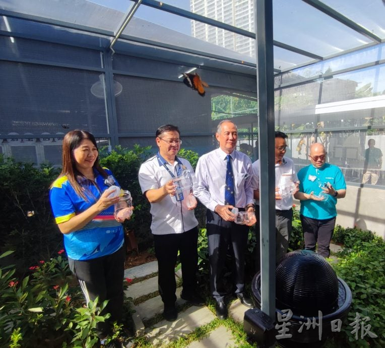 (大北马)锺灵独中蝴蝶园开幕