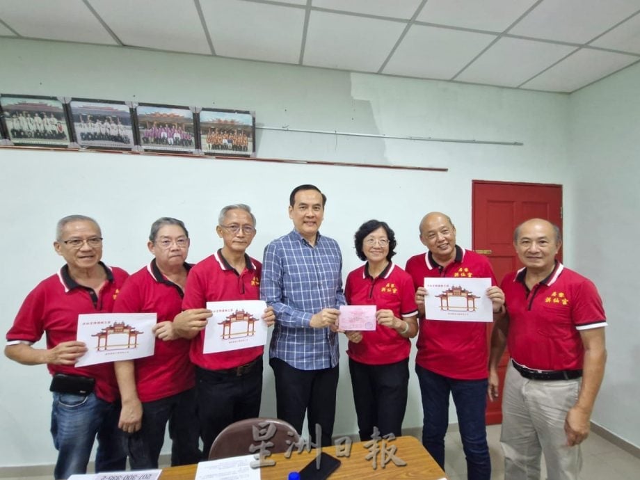 已签发 柔:銮洪仙宫启动牌楼兴建工程 离款项目标欠30万
