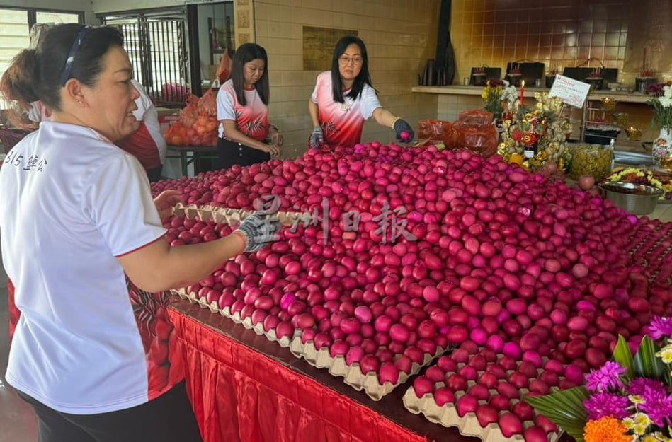 （大北马）顶新园阴魂篮啅公庙红蛋盛会再创新高