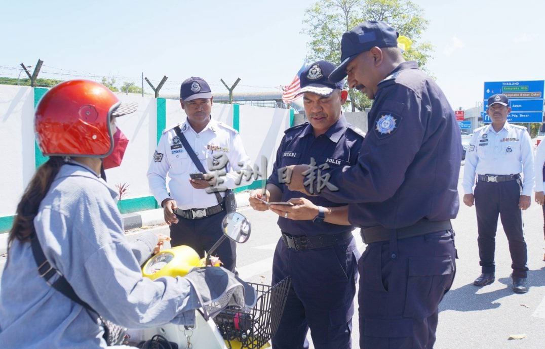 （大北马）泰男开车入境我国违规，累积36张交通罚单，OSTWA中拦截即场缴清