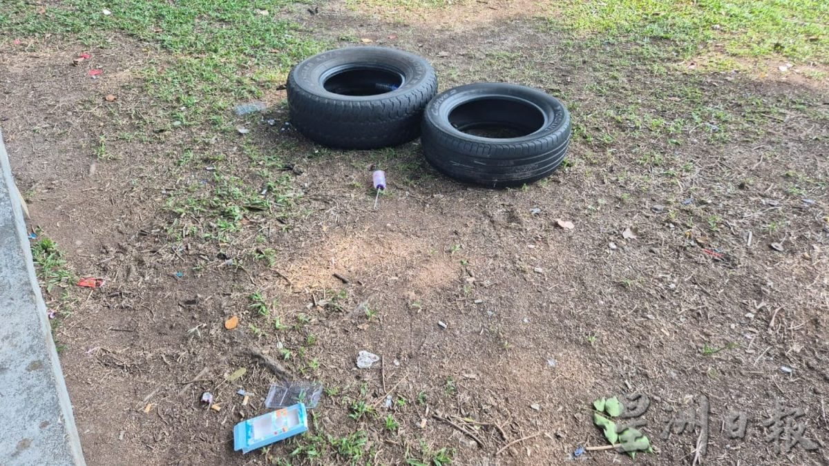 (古城第三版主文)玛琳阿峇迪花园草场的环保站沦为垃圾站