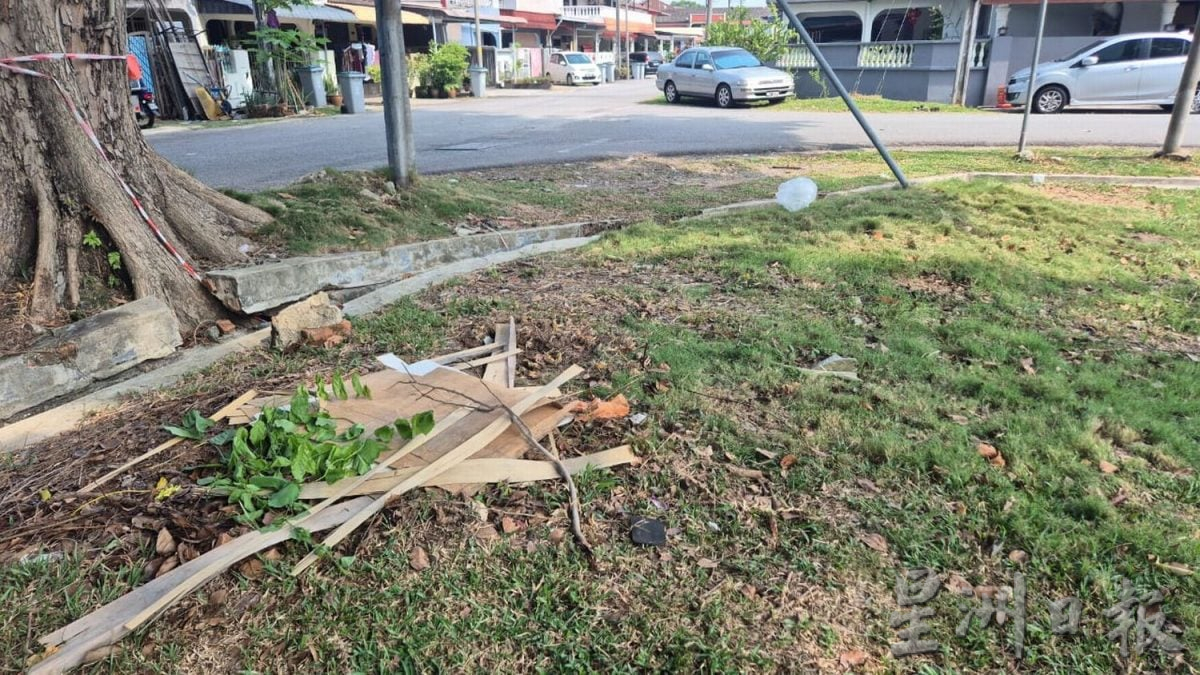 (古城第三版主文)玛琳阿峇迪花园草场的环保站沦为垃圾站