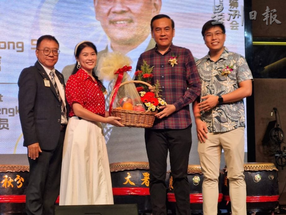 **已签发**柔:马308B3区狮子会2年获40万美元活动基金  饶少勤吁民众一同参与公益事业