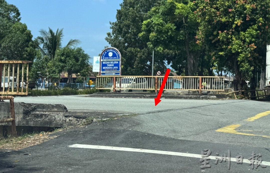 （古城封面主文）默迪卡花园3路口将设防撞杆·引导车辆安全进出