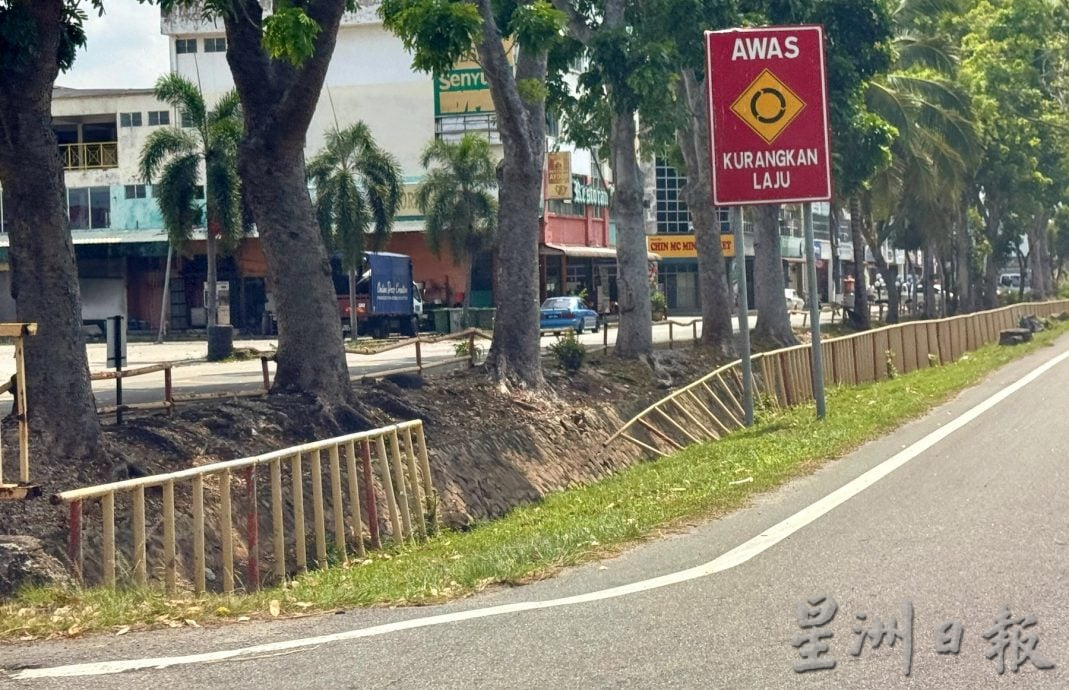 （古城封面主文）默迪卡花园3路口将设防撞杆·引导车辆安全进出