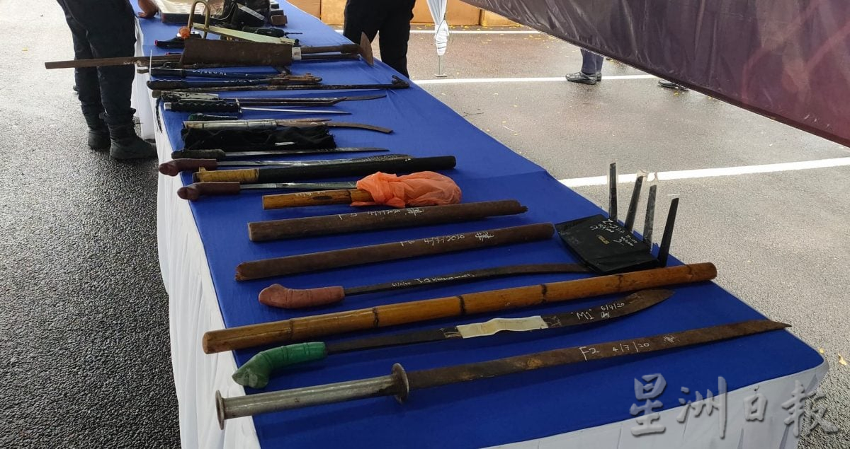 必下-大都会：瓜冷警方销毁47宗已结案证物估计总值达108万令吉／8图（选下）