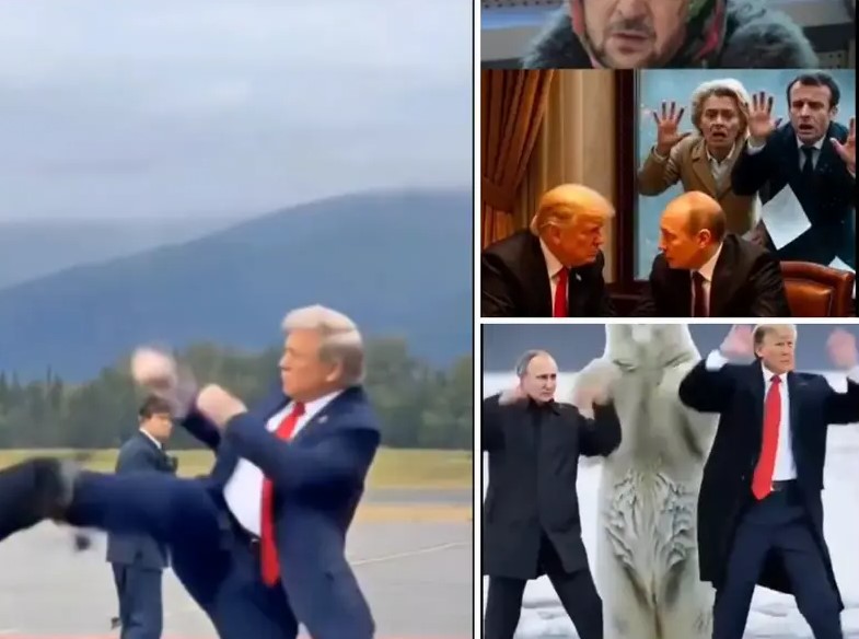 AI合成“特普熊舞”照疯传 搅局乌克兰和平进程