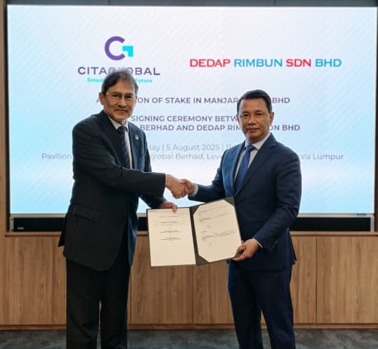 CITA环球4千万购Mutiara玻璃市12.8%