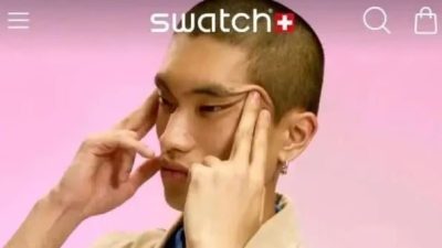 “瞇瞇眼”广告被指辱华 Swatch官方致歉并删除照片