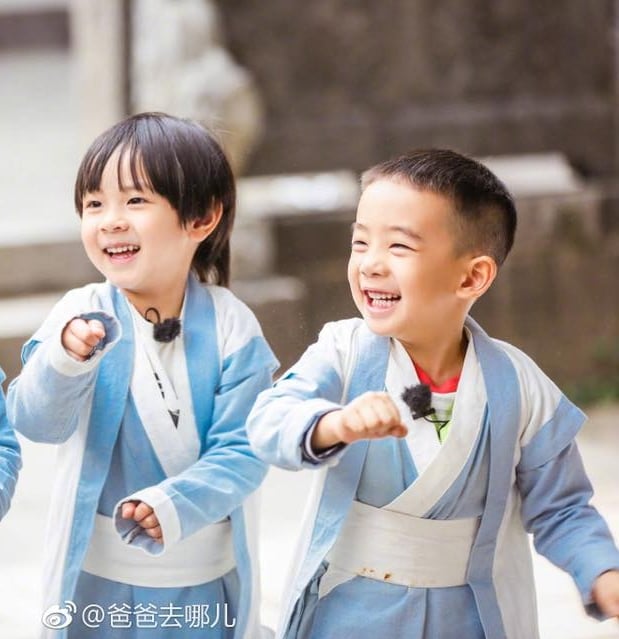 《爸爸去哪儿》3兄弟运动大比拼 刘畊宏忧被“修理”