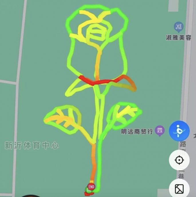 七夕创意礼“用脚写情书” “小王子捧玫瑰”全程100公里诚意十足