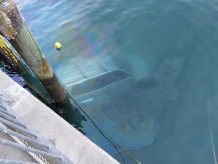 七旬妇酒后开车 冲破码头护栏坠海