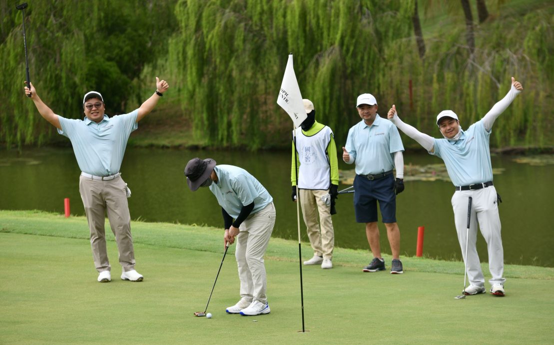 世华媒体高尔夫球赛所有文/明天1/8下版