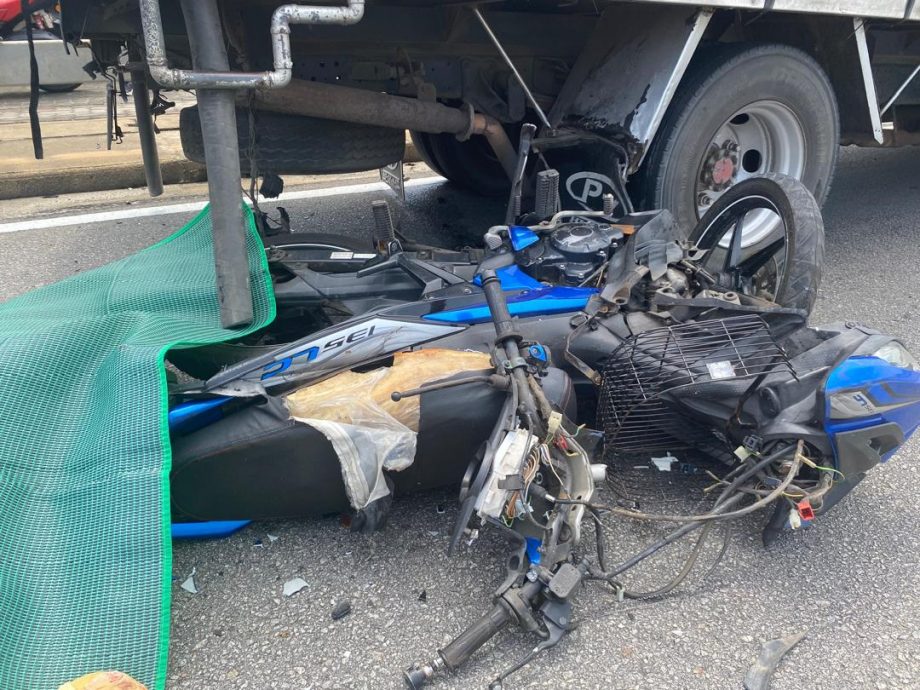 东（已签发）：退休摩托车骑士撞罗里亡