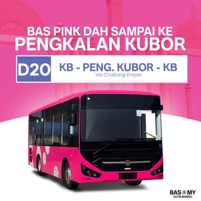 东:吉兰丹“小粉红”电动巴士即日起推出BAS.MY优惠卡待申请,以让特定受惠群享有所有路线的免费巴士服务。此外,该巴士也捎来好消息,彭加兰古堡、巴西马与兰斗班让居民有福了,4条新公交路线今日正式启用!