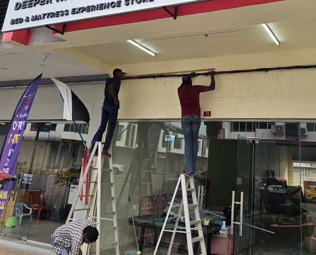 东:直凉商业中心爆窃 毛贼半夜光顾